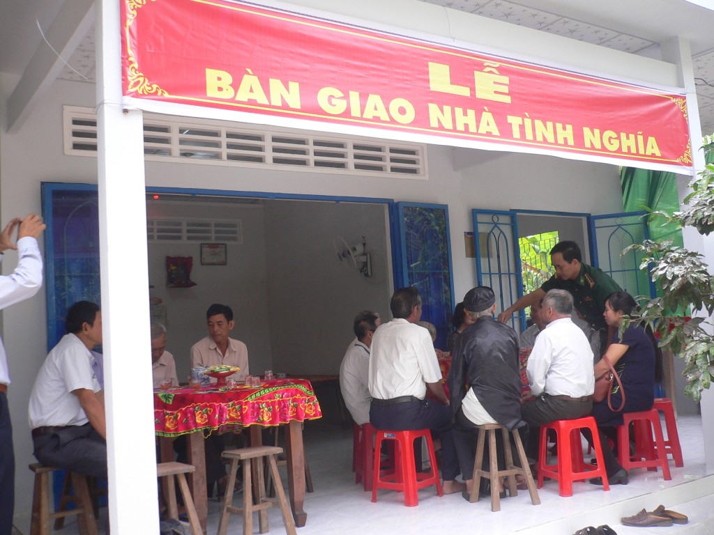 Căn nhà tình nghĩa của bà Nguyễn Thị Niếu ở xã Tam Hiệp