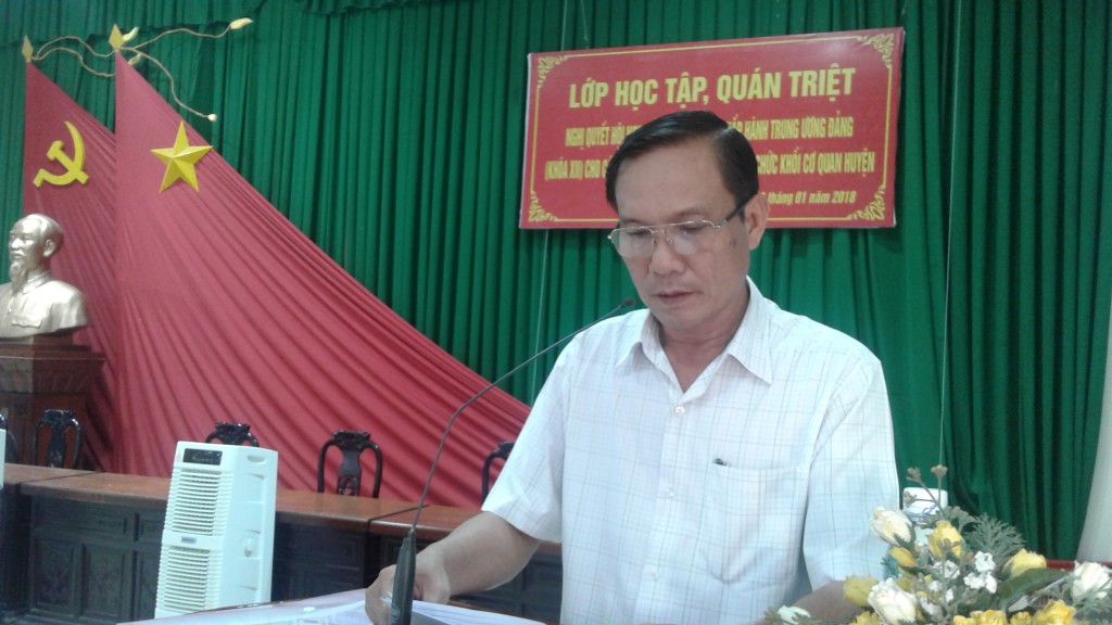 HUV, Phó ban Tuyên giáo HU-Nguyễn Văn Phú triển khai Nghị quyết