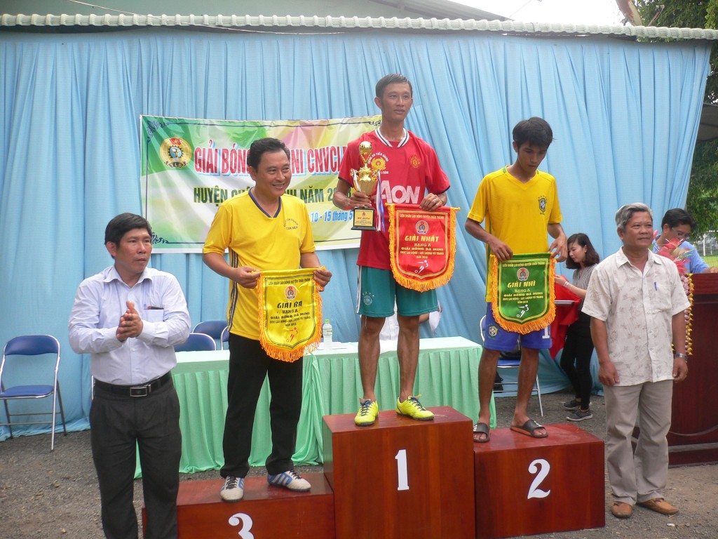 Trao giải bảng A