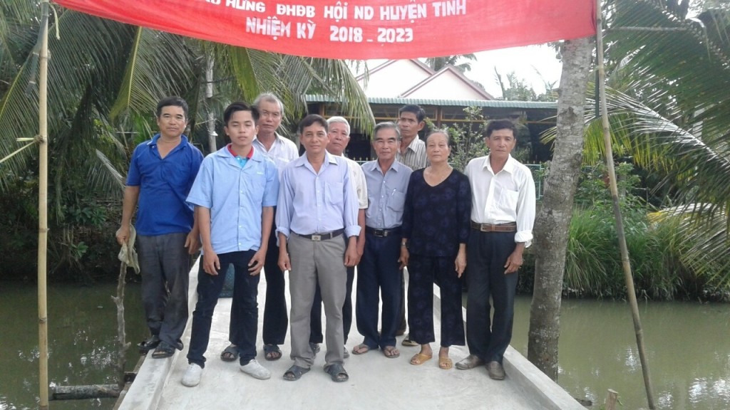 Cầu dân sinh ấp Nam (xã Nhị Bình) được khánh thành và đưa vào sử dụng