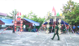 Một góc Hội trại tòng quân huyện Châu Thành năm 2019