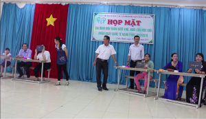 Các gia đình văn hóa tiêu biểu tham gia trò chơi hiểu ý