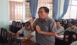 Phát biểu của người dân tại buổi gặp gỡ