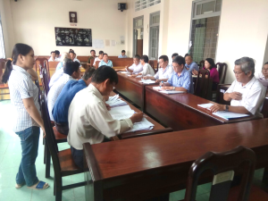 Quang cảnh buổi tập huấn
